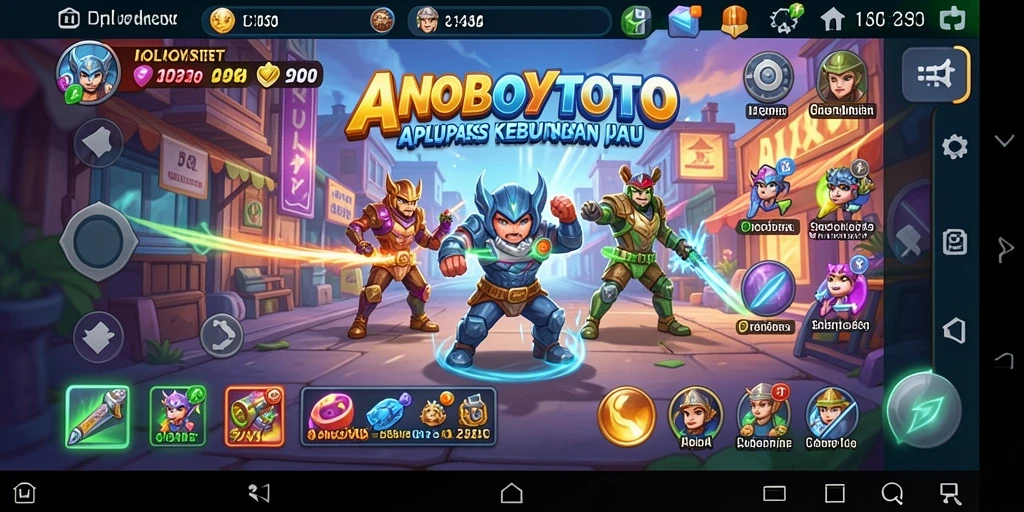 Tampilan antarmuka ANOBOYTOTO yang intuitif dan user-friendly.