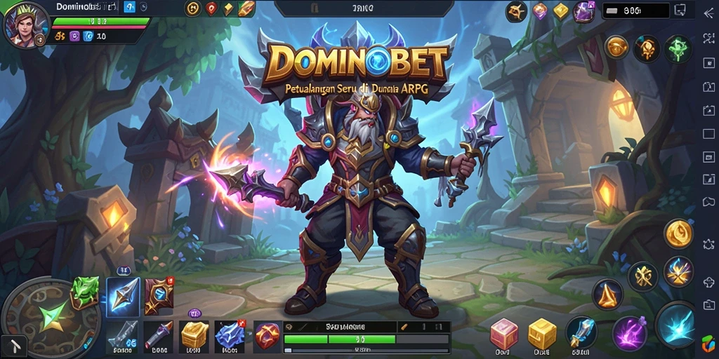 Tampilan menarik gameplay ARPG dalam DOMINOBET.
