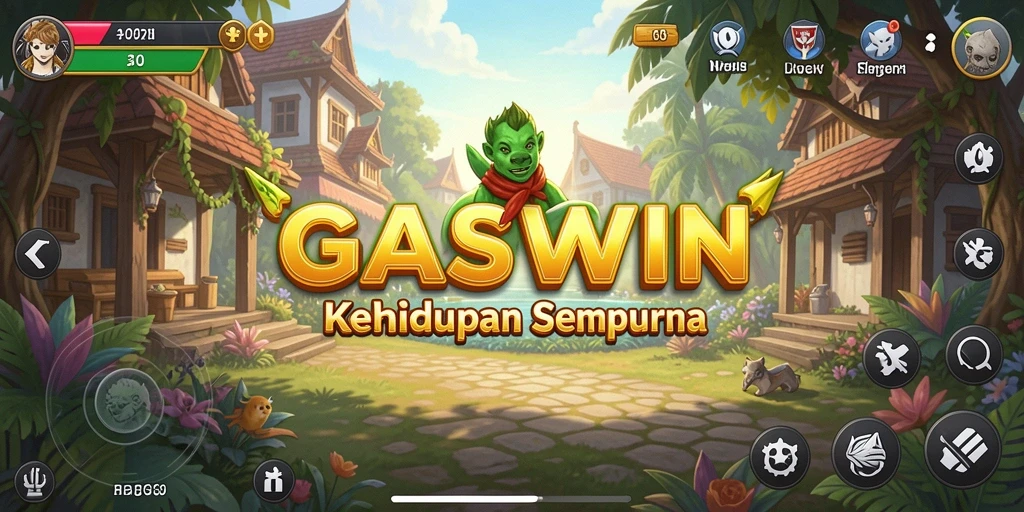 Tampilan gameplay GASWIN yang menakjubkan dan realistis dalam simulasi kehidupan.