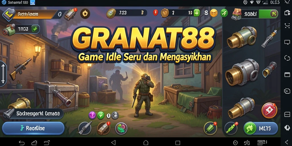 Tampilan gameplay seru dan menarik dalam game Idle.