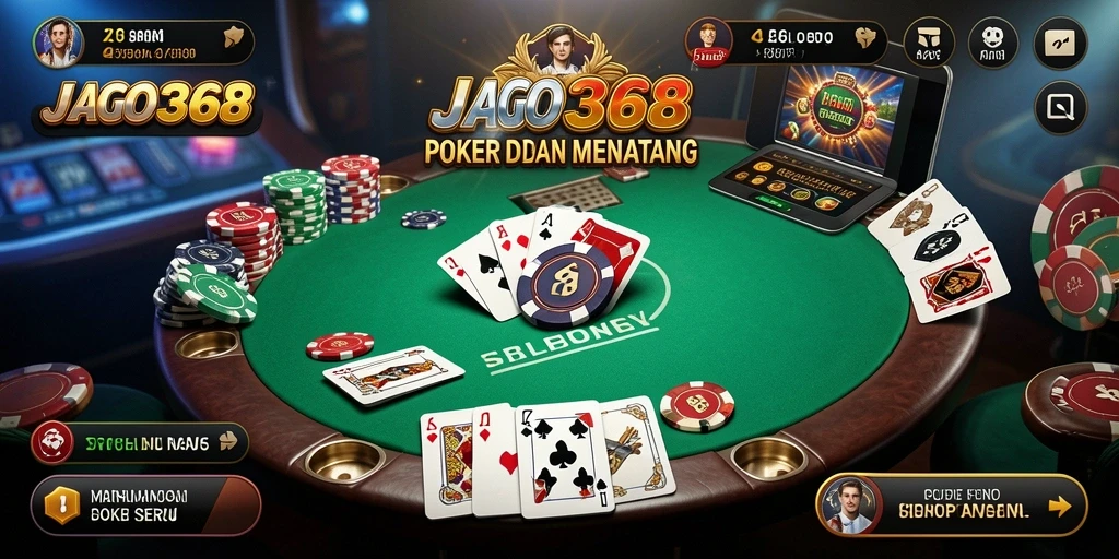 Screenshot gameplay JAGO368 menampilkan keseruan permainan Poker.