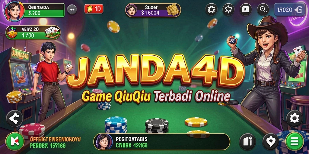 Screenshot gameplay QiuQiu JANDA4D yang seru dan interaktif.