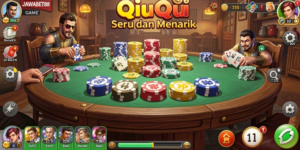 Screenshot gameplay QiuQiu yang menarik di JAWABET88.