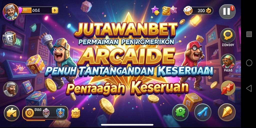 Tampilan screenshot JUTAWANBET menampilkan aksi seru gameplay Arcade.