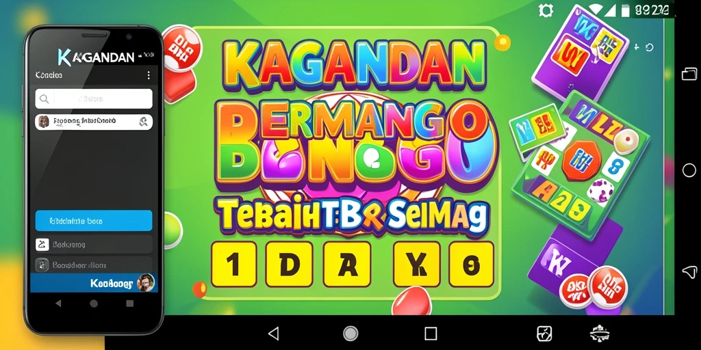 Screenshot gameplay KAGANDAN menampilkan keseruan bermain Bingo.
