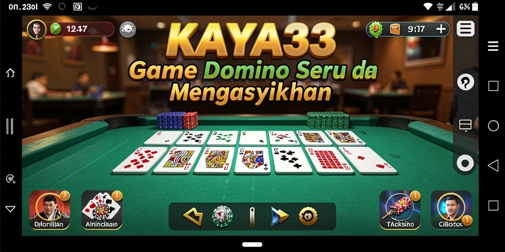 Screenshot gameplay KAYA33 yang menampilkan aksi seru Domino.