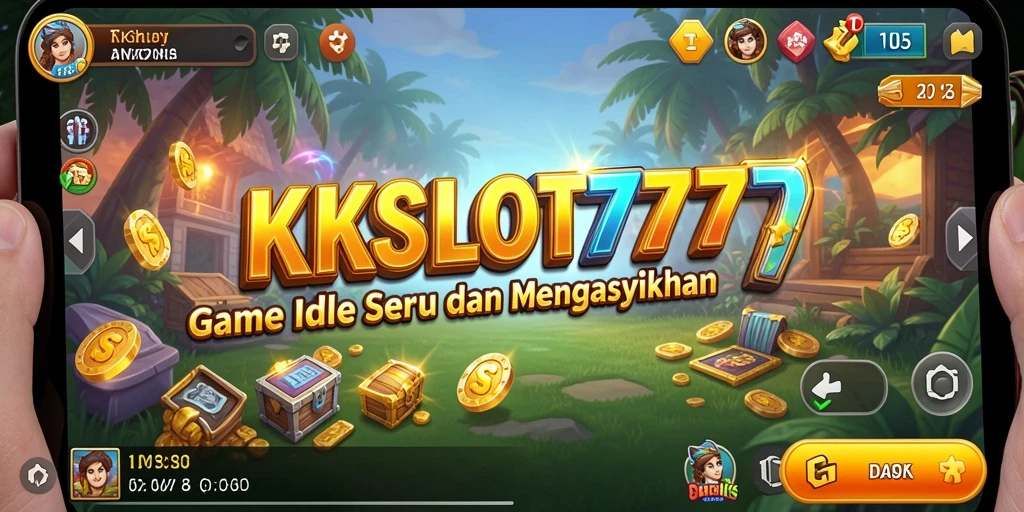 Screenshot KKSLOT777 yang menunjukkan gameplay menarik dalam suasana Idle.