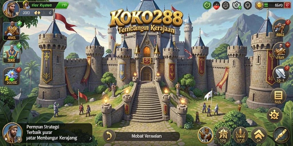 Screenshot KOKO288 menampilkan aksi seru dalam strategi pertempuran.