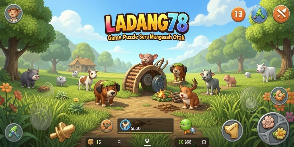 Tampilan menarik dari gameplay LADANG78 yang menuntut strategi.