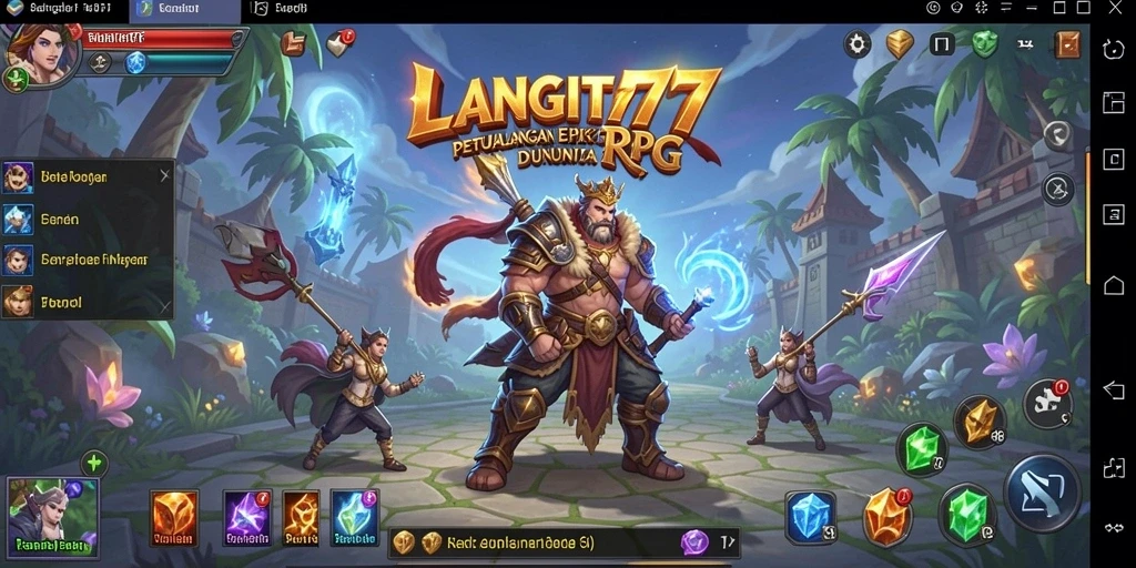 Gameplay LANGIT777 menampilkan petualangan seru di dunia RPG yang menakjubkan.
