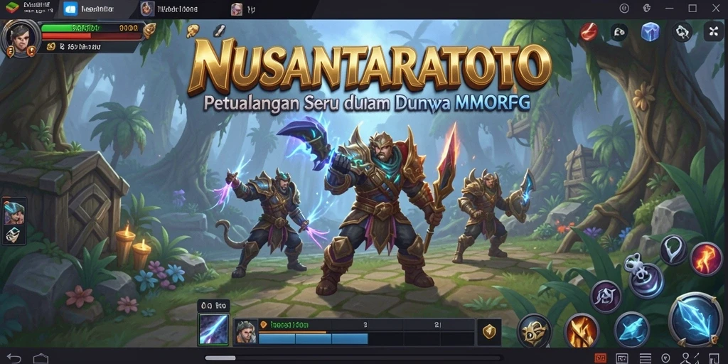 Gameplay seru dan interaktif dari NUSANTARATOTO dalam dunia MMORPG.