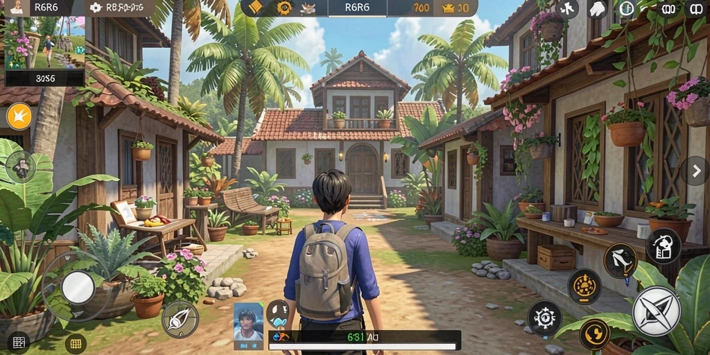 Menampilkan gameplay R6R6 dengan karakter dan lingkungan yang detail.
