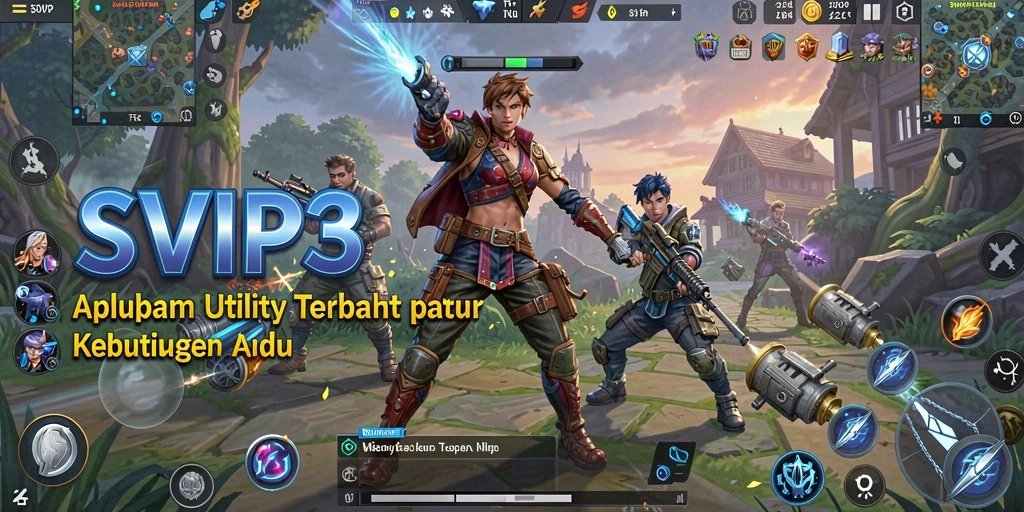 Tampilan antarmuka SVIP3 yang intuitif dan berfungsi.
