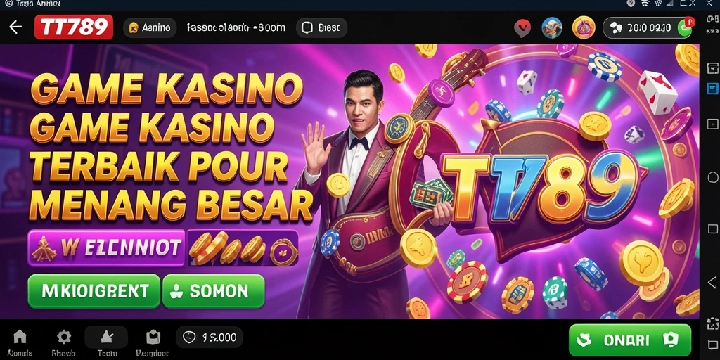 Screenshot gameplay TT789 yang menampilkan keseruan bermain Kasino.